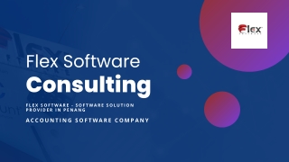 Flex Software Consulting Best Accounting Software Company in Malaysia
