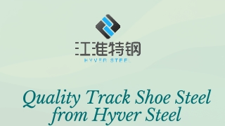 Quality Track Shoe Steel from Hyver Steel