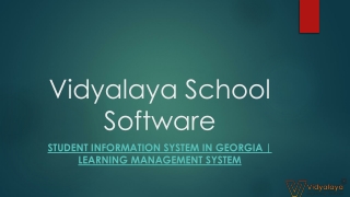 Student Information System in Georgia