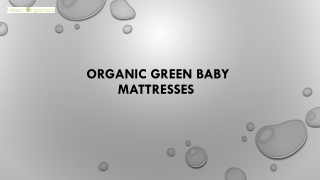 Eco Friendly Cot Mattress