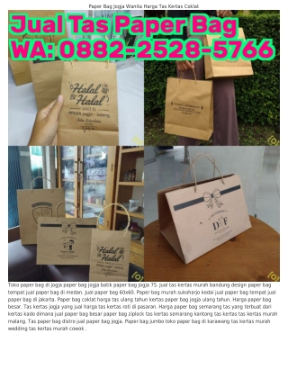 088ᒿ~ᒿ5ᒿ8~5ᜪϬϬ (WA) Jual Tas Kertas Polos Pekanbaru Paper Bag 10x15