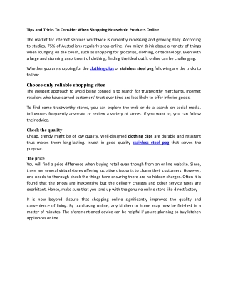 Tips and Tricks To Consider When Shopping Household Products Online-Dell-Laptop