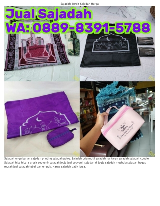 Ö88ᑫ–8౩ᑫ1–5ᜪ88 (WA) Merk Sajadah Yang Bagus Beli Souvenir Sajadah Jogja