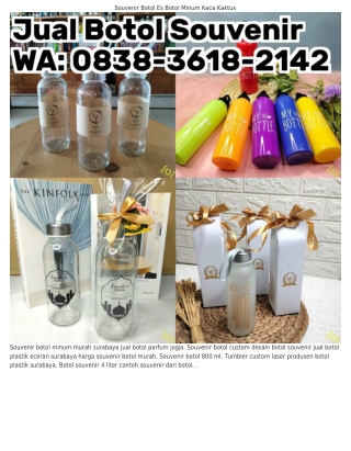 O838–3Ꮾl8–2lㄐ2 (WA) Harga Tumbler Custom Jual Botol Plastik Murah Jogja