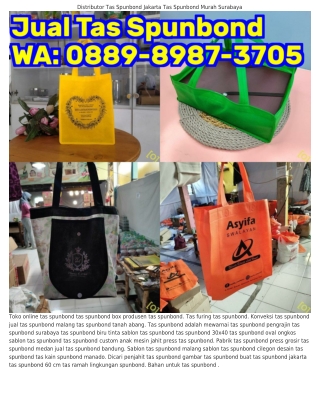 ౦889~8987~ᣮ7౦5 (WA) Vendor Tas Spunbond Jakarta Mesin Jahit Press Tas Spunbond