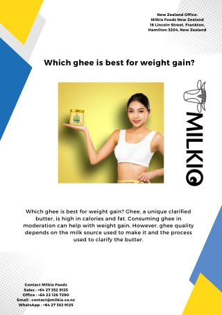which ghee is best for weight gain