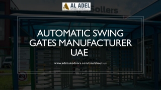 Automatic swing gates manufacturer uae