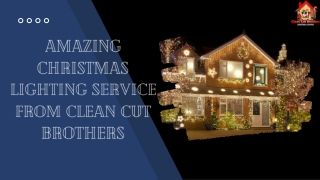 Amazing Christmas Lighting Service From Clean Cut Brothers
