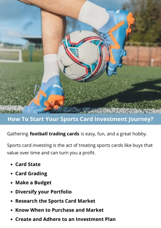 How To Start Your Sports Card Investment Journey?