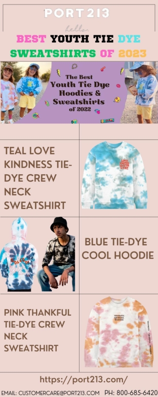 Best Youth Tie Dye Sweatshirts of 2023