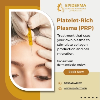 Platelet-Rich Plasma (PRP) Treatment | Best Skin Clinic in Jayanagar, Bangalore