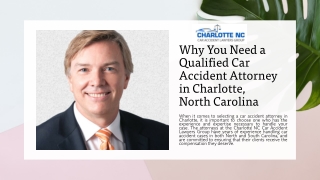 Why You Need a Charlotte Car Accident Attorney