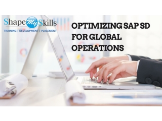 Best certification institute  SAP SD Training in Noida  ShapeMySkills