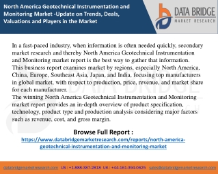 Geotechnical Instrumentation and Monitoring Market