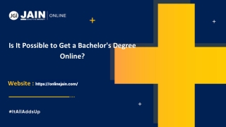 Is It Possible to Get a Bachelor's Degree Online