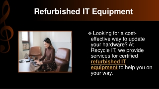 Refurbished IT Equipment