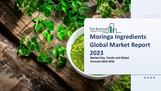 Moringa Ingredients Global Market By Manufacturers, Technology, Application, Product Type, Regional Analysis and Forecas