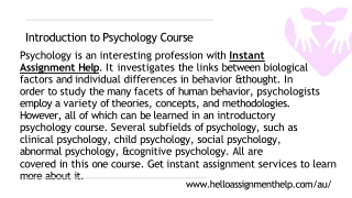 Career Planning for Psychologists