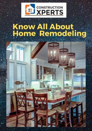 Know All About Home  Remodeling