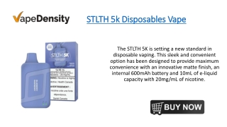STLTH 5k Disposables Vape