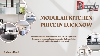 Modular kitchen price in lucknow | Modular kitchen | Regalokitchens