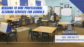 Reasons to Hire Professional Cleaning Services for Schools