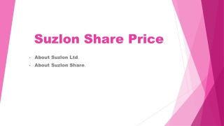 Suzlon Share Price | Motilal Oswal