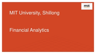 Financial Analytics_EMBA Finance Management