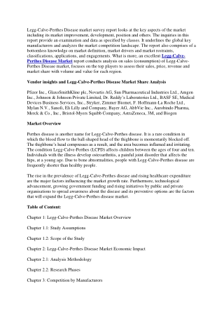 Legg-Calve-Perthes Disease Market
