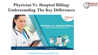 Physician Vs. Hospital Billing_ Understanding The Key Differences