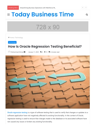 How Is Oracle Regression Testing Beneficial