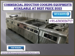 Commercial Induction Cooking Equipment Manufacturers in Chennai, Bangalore, Trichy, Tirupati, Pondicherry, Madurai, Nell