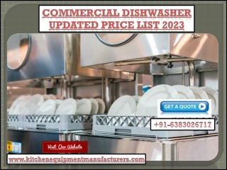Commercial Dishwasher Manufacturers in Chennai, Bangalore, Trichy, Tirupati, Pondicherry, Madurai, Nellore, Vellore, Sal