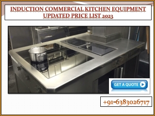 Induction Commercial Kitchen Equipment Manufacturers in Chennai, Bangalore, Trichy, Tirupati, Pondicherry, Madurai, Nell