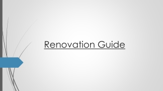 Get Amazing Renovations for Your Home with Renovation Guidebook