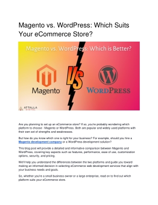 Magento vs. WordPress_ Which Suits Your eCommerce Store