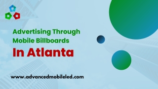 Benefits Of Advertising Through Mobile Billboards In Atlanta