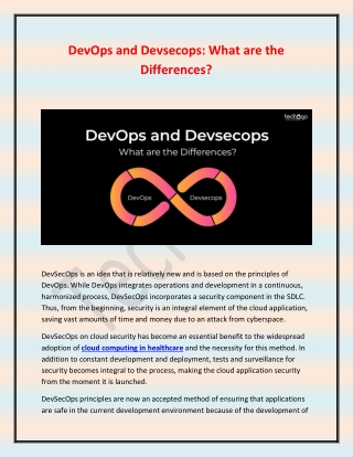 DevOps and Devsecops- What are the Differences