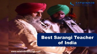 Best Sarangi Teacher of India