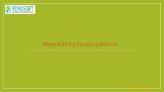 Medical Billing Company Website