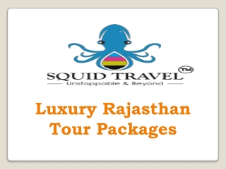 Luxury Rajasthan Tour Packages