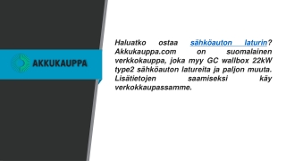 sähköauton laturi