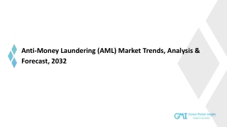 Anti-Money Laundering (AML) Market Trends, Analysis & Forecast, 2032