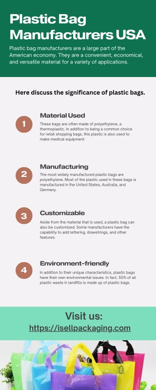 Plastic Bag Manufacturers USA