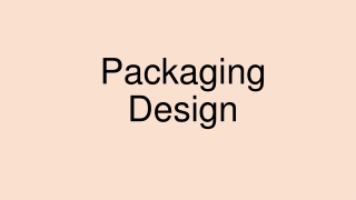 Packaging Design