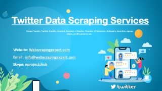 Twitter Data Scraping Services