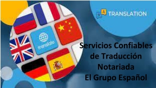 Servicios Confiables de Traducción Notariada