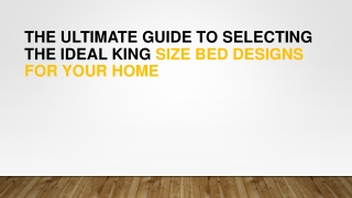 Shop for a Stylish KING Size Bed Online at Urbanwood Furniture