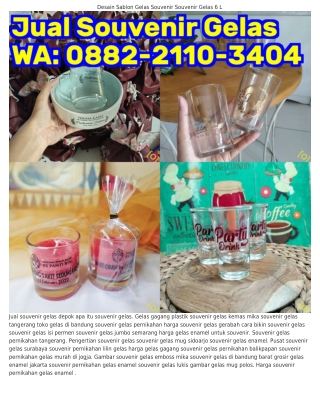 Ö882_211Ö_3ԿÖԿ (WA) Souvenir Gelas Kecil Harga Gelas Souvenir Semarang