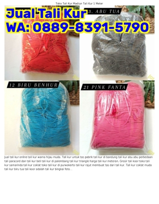 Ö88ᑫ-8Зᑫl-5ᜪᑫÖ (WA) Tali Kur Jogja Beli Tali Kur Nylon